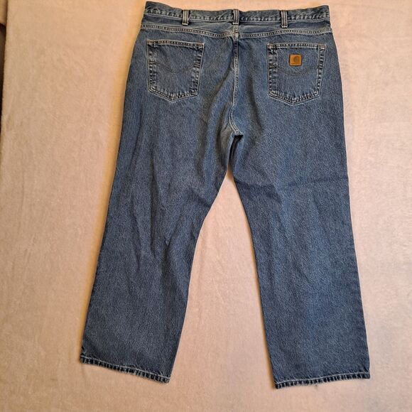 Carhartt Loose Fit Jeans Men's 44 X 30 (42 X 30) Blue Medium Wash - Picture 2 of 12